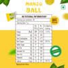 Tapi Mango Ball | Fruit Mango Jelly Gummies with 25% Mango Pulp | Soft & Chewy Candy for Kids & Adults | 320g (pack of 3) view 2