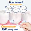 BEAUTY BRIGHT 3 in 1 Tooth Cleaning Dental Floss Fresh Toothpick Cleaners, Disposable Teeth Flossing Thread Toothpicks with tongue cleaner Stick for Fresh, Healthy and Breath Gums (3) view 4