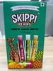 Skippi Ice Pops Combo Pack of 2  Natural Ice Popsicles | Fruity Flavours (Raspberry, Lychee, Cola + Pink Guava, Lemon, Pineapple) | 24 Pops (2 x 12 x 32ml) | 100% Natural | No Artificial Colours, Flavours or Preservatives | Gluten-Free | Made in Ind view 3