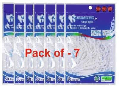 BEAUTY BRIGHT 3 in 1 Tooth Cleaning Dental Floss Fresh Toothpick Cleaners, Disposable Teeth Flossing Thread Toothpicks with tongue cleaner Stick for Fresh, Healthy and Breath Gums (7)