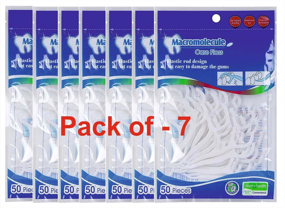 BEAUTY BRIGHT 3 in 1 Tooth Cleaning Dental Floss Fresh Toothpick Cleaners, Disposable Teeth Flossing Thread Toothpicks with tongue cleaner Stick for Fresh, Healthy and Breath Gums (7)