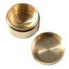 ATORSE Storage Box Dustproof Metal Coin Brass Pill Case for Outdoor Camping Working view 1