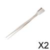 ATORSE 2xJewelry Tweezer with Shovel for Diamond Gemstones Beads Pick Up view 2