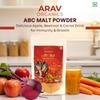 ARAV ORGANICS ABC Malt Powder | Vitamin-Rich Immunity Booster | No Artificial Additives, No Preservatives | Ready-to-Mix | Delicious Apple, Beetroot, Carrot Powder for Growing Kids & Family (100g) view 3
