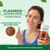 Aarogya India Bhumi Flax Seed Veg Omega 3, 500mg- 30 Capsules| Flax Seed Capsules with Vitamins & Minerals |Vegan Superfood | Enriched With Essential Omega Fatty Acid | 100% Vegetarian (Pack of 2) view 3