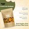 Snack It Up Vacuum-Crisped Mix Vegetable Chips (90gm x 2) | Healthy Chips, Lightly Salted- Low Sodium | 8 Real Dehydrated Air Fried Healthy Vegetable Snacks |Guilt Free & 70% Low Oil , Non - GMO | Vegan, Plant Based, No Palm Oil Chips, Zero Preserva view 2