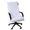 AU HOME 100% Pure Cotton Luxury Standard Office Chair Towel for Office Chair, Boss Chair (Pack of 1) White view 3