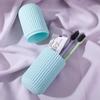 Exclucity Capsule Shape Portable Travel Toothbrush Case Cover Holder for Traveling, Camping, Business Trip and School Multifuction with Multi Colors view 2