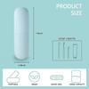 Exclucity Capsule Shape Portable Travel Toothbrush Case Cover Holder for Traveling, Camping, Business Trip and School Multifuction with Multi Colors view 3