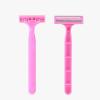 E1 SILK 2-Blade Women's Disposable Razors, Smooth and Simple, Pink, Pack of 24 view 1