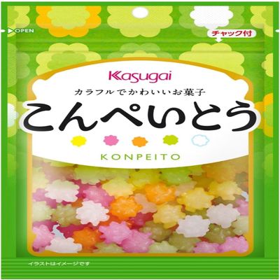 Kasugai Seika R Konpeito Candy 76g | Pack of 2 | Made in Japan | Japanese Traditional Candy