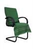 AU HOME 100% Pure Cotton Luxury Standard Office Chair Towel for Office Chair, Boss Chair (Pack of 1) Green view 4