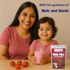 Tummy Friendly Chocolate Milk Mix for kids. Made of nuts, seeds. Healthy milk mix for 1 year old baby, toddlers, 2 year, 3 year old baby. kids chocolate milk powder mix - 100g Trial (100g, Strawberry) view 4