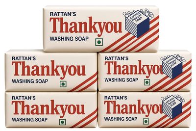 Rattan Thankyou Washing Soap 900g Tough on Stains, Gentle on Clothes, Long-Lasting Bar for Everyday Laundry Use (5)
