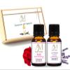 Aadi Mool Rose and Lavender Essential Oil Pack of 2 Natural Aromatherapy Oil for Relaxation, Hair & Skin Care, Diffuser Use (10ml Each) view 1