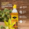 Organic Cold Pressed Castor Oil | 100% Pure & Hexane-Free | For Hair Growth, Skin & Wellness | Multipurpose Beauty Oil | PET & Glass Bottle Options of - 500ml PET bottle view 3