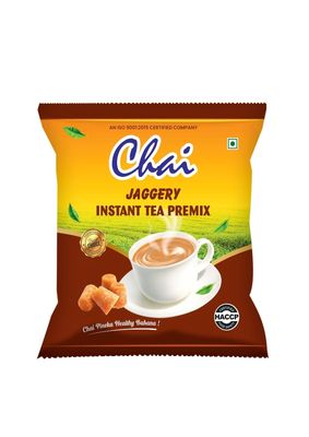 Chai Jaggery Instant Tea Premix Powder| Premium tea extracts and natural jaggery (gur) | 160 gm (Pack of 1)