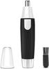 Electric Nose & Ear Hair Trimmer for Men & Women  Painless Dual-Edge Blades  Eyebrow Groomer  Waterproof Facial Hair Remover (Black) view 2