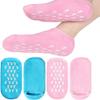 Moisturizing Silicone Gel Socks for Cracked Heels Deep Hydration Therapy for Dry Feet, Heel Repair, Softening & Nourishing Foot Care Treatment, Reusable Overnight Gel Spa Socks view 1