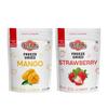 DELICIO Freeze-Dried Mango Cubes (20g) & Strawberry Cubes (15g) Combo | No Preservatives, No Added Sugar, Healthy Dried Fruit | 100% Natural, Vegan, Gluten Free Snack for Kids and Adults view 1