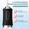 Queue Portable Oral Irrigator, 3 Modes, 230ml Capacity, Waterproof Design, USB Rechargeable view 3