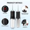 Queue Portable Oral Irrigator, 3 Modes, 230ml Capacity, Waterproof Design, USB Rechargeable view 4