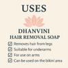 Hair Removal Soap Painless Hair Removing Soap For Men & Women - Pack of 1 (50gm) (Code:521) view 3