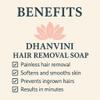 Hair Removal Soap Painless Hair Removing Soap For Men & Women - Pack of 1 (50gm) (Code:521) view 4