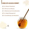 ANTIQUE AYURVEDA Natural Acacia Honey  100% Raw and Unprocessed, a Naturally Sweet and Antioxidant-Rich Health Booster (300g) view 2