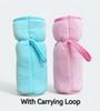 OLY BABY Baby Bottle Feeder Cover 240ml with Embroided Cartoon Design (Pack of 2) (FIROZI) view 3