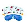 Spitomex Cotton Cooling Eye Mask Adjustable Sleep Mask with Gel Pad Breathable Eye Cover for Men & Women Travel, Migraine, Puffy Eyes(Red Flower). view 1
