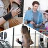 NIVAKINI Wrist Brace with Thumb, Support for Pain Relief & Stabilization | Lightweight Wrist Support for Arthritis, Sprains, Tendonitis, Carpal Tunnel | Universal Fit (black) view 2