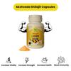 AKSHVEDA Shilajit Capsules with L-Arginine | Ayurvedic Blend with Natural Minerals & Herbs | 60 Capsules | 70gm Bottle | Traditional Wellness Support | Daily Supplement view 3