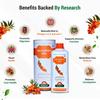 Biosash Himalayan Sea Buckthorn Concentrate 750ml | Cold-Pressed | Natural Vitamin C, Rich in Omega 3, 6, 7, 9 |Antioxidants | Immunity |Skin Glow | Gut Health Support | Herbal SeaBuckthorn Juice | Makes 50 Glasses | No Added Sugar | Organic Himalaya view 3