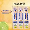 SkinDX Reload Instant Hydration & Energy Tablets, Tangy Lime & Lemon Flavour, 3 * 15 Effervescent Tablets with Electrolytes & Vitamins view 2