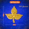 21 Pcs Gold Belpatra Leaves for Puja Shivji view 3