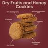 Bake & Co Dry Fruits and Honey Cookies, Millet Cookies, Gluten Free No Maida Cookies, Tasty & Healthy, Wholesome Everyday Snack, Perfect Blend of Goodness & Flavor, Mood Lifting Preservative-Free view 3