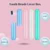 8-Pack Toothbrush Covers  Extra Large Family Set, Travel Cases for Camping, School & Travel  Germproof & Reusable view 3