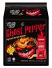 Daebak Ghost Pepper Korean Ramen Dry Black Instant Noodles Spicy Chicken Flavour 131g X 4 Pack view 1
