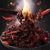 Daebak Ghost Pepper Korean Ramen Dry Black Instant Noodles Spicy Chicken Flavour 131g X 4 Pack view 3