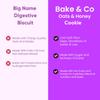 Bake & Co Oats & Honey Cookies, Perfect Blend of Goodness & Flavor, Healthy Cookies For Adults & Kids, Multi-Seeds for Healthy Indulgence, Wholesome Snack, Preservative-Free Butter Cookie view 4