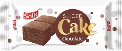 Snik Sliced Cake | Chocolate Flavored Sponge Slices | Individually Wrapped | Soft Texture | Pack of 10 | Light Snack | Travel Friendly | Daily Treat | Easy to Store