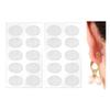 20pc Invisible Ear Lobe Support for Earrings Earlobe Tapes and Stickers Earring Supporter for Heavy Earrings Support Patches Girls & Women - Pack of 20pc view 1