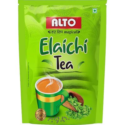 ALTO Elaichi CTC Tea | 100% Natural Ground Cardamom blended with Assam Tea | Flavorful, and Aromatic Blend Perfect for a Bold and Refreshing Brew | Premium Black Powder | No Added Essence (800g)
