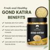 Chatokde Pure Natural Gond Katira 100gm Jar Pack| Almond Gum Badam Pisin, Tragacanth Gum | High Cooling Properties | 100% Natural Superfood view 2