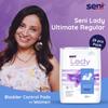 SENI Lady Premium Ultimate Regular Bladder Control Pads - 28 pcs | Incontinence Protection | Absorbent, Skin-Friendly | Discreet & Comfortable view 3