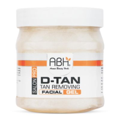 ABH Salon Pro D-Tan Facial Gel  Tan Removal Gel for Face  Brightening & Skin Soothing Formula for All Skin Types  200g