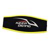 CALANDIS 2xComfort Neoprene Diving Scuba Mask Strap Cover Protector Black Yellow | Masks | Scuba & Snorkeling | Water Sports view 1