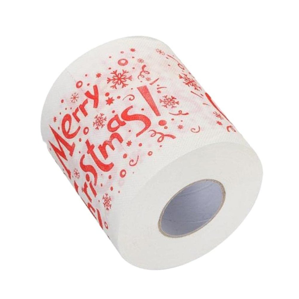 LICHTS Merry Christmas Printed Paper Tissue Roll Home Holiday Decor Novelty Gifts|Home & Garden | Household Supplies & Cleaning | Paper Products |1 Piece Tissue Roll