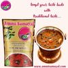 Ammi Samayal Combo of Sun Dried Black Nightshade (Manathakkali Vathal), Solanum Nigrum 350g & Wood Cold Pressed Sesame Oil 250ml | 100% Pure Kachi Ghani Cooking Oil & Vathakulambhu Powder 100g | South Indian Gravy Vathakulambhu Combos view 2